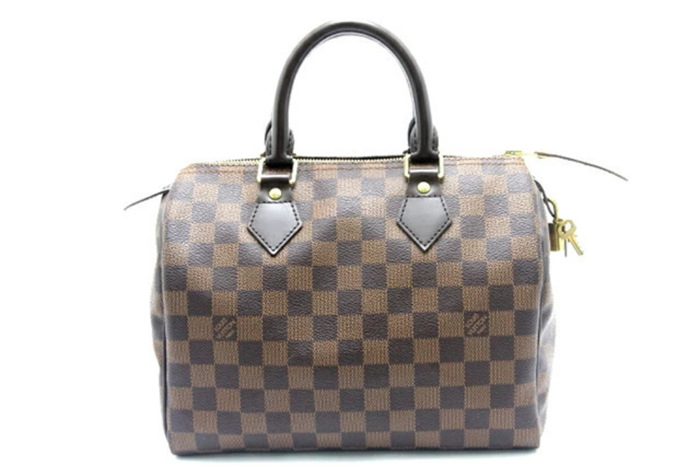 Louis Vuitton Damier Handbag Speedy Brown